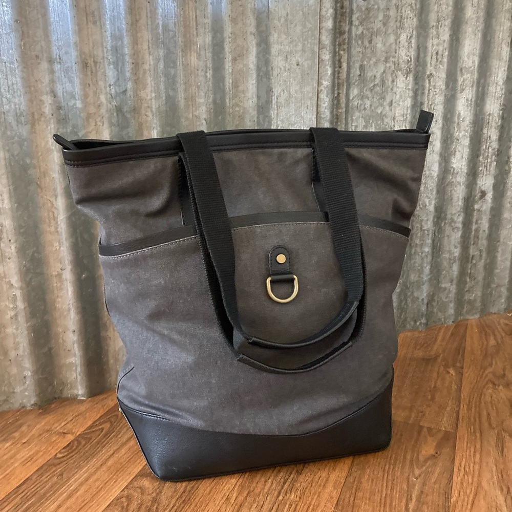 Leather Diaper Bag / Jeremiah Brent / Pottery Barn kids